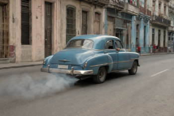 Cambio del tipo combustible de un vehículo en Cuba