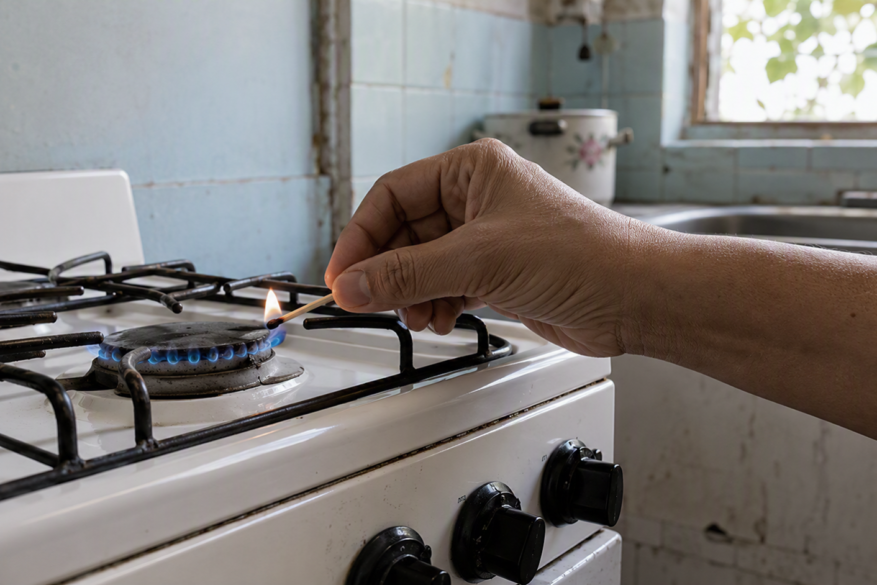 cocina gas en cuba