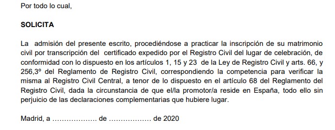 Firma declaratoria de datos