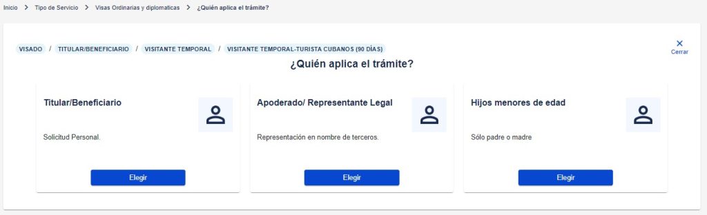 Quién aplica al trámite