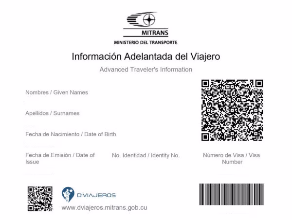 evisa dviajeros qr