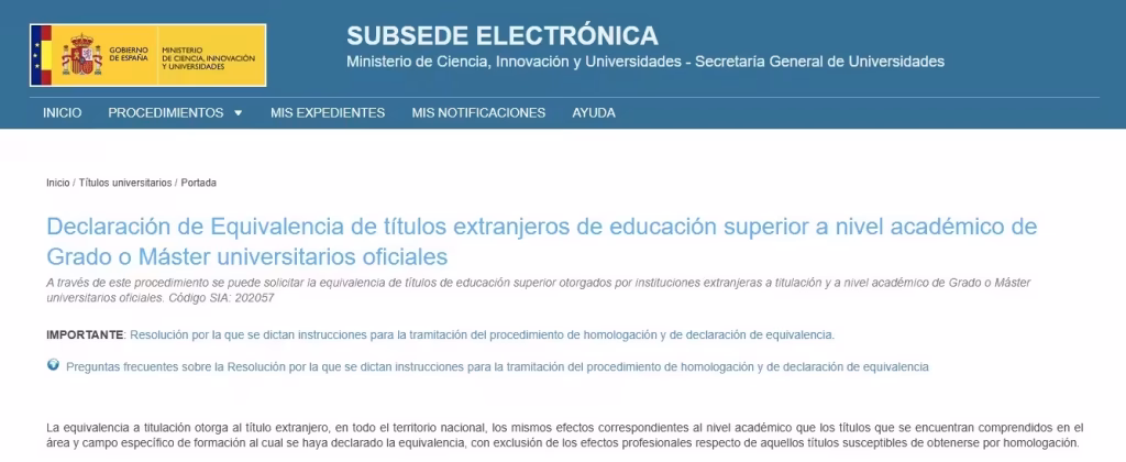 equivalencia 5