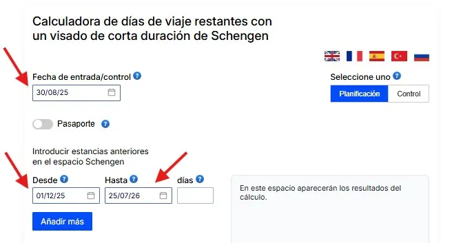 5 cce fecha estancias anteriores