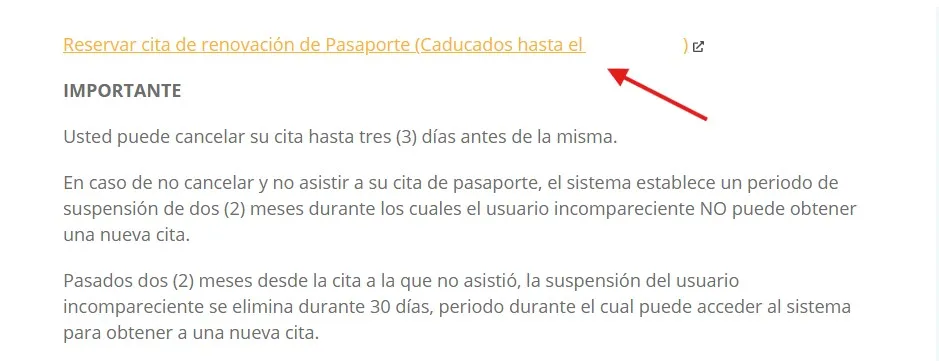 cita renovacion pasaporte espanol habana