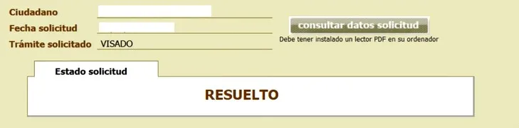 visado resuelto
