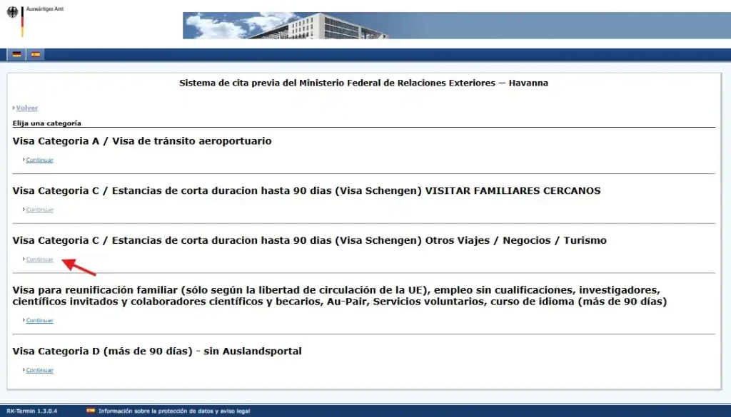 cita visa alemania cuba inicio categorias