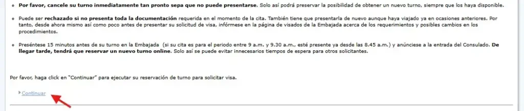 cita visa alemania cuba inicio continuar