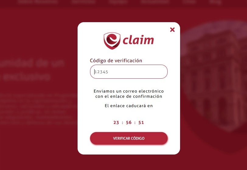 claim cu verificacion