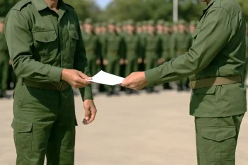 Licenciamiento del Servicio Militar Activo en Cuba