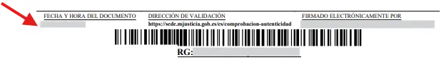 fecha certificado dicireg