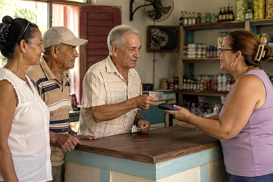 cobro pensiones comercios cuba