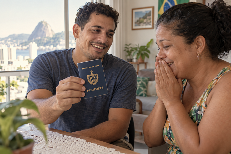 pasaporte cubano brasil tramites